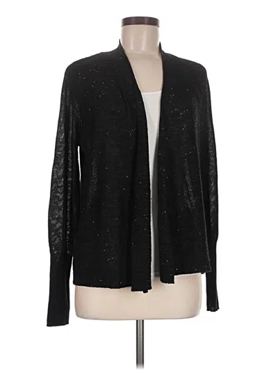 Pre-owned Ann Taylor Loft Kimono In Black
