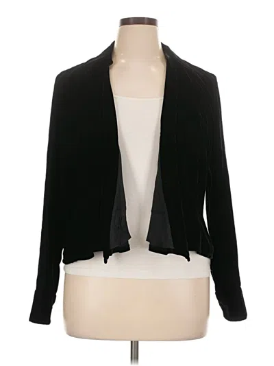 Pre-owned Ann Taylor Loft Kimono In Black