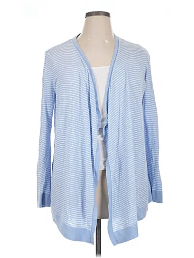 Pre-owned Ann Taylor Loft Kimono In Blue
