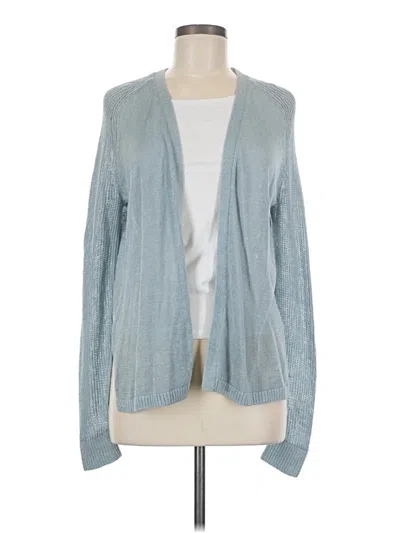 Pre-owned Ann Taylor Loft Kimono In Blue