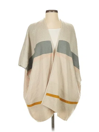 Pre-owned Ann Taylor Loft Kimono In Brown