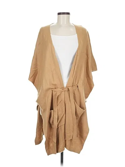 Pre-owned Ann Taylor Loft Kimono In Brown
