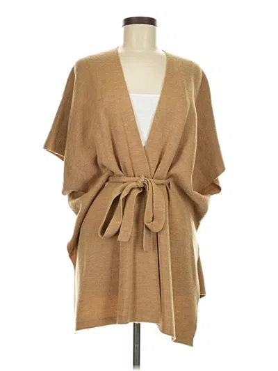Pre-owned Ann Taylor Loft Kimono In Brown