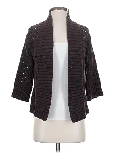 Pre-owned Ann Taylor Loft Kimono In Brown