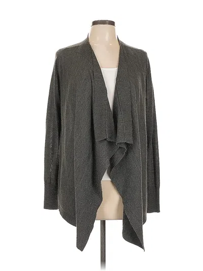 Pre-owned Ann Taylor Loft Kimono In Gray