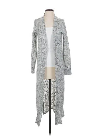 Pre-owned Ann Taylor Loft Kimono In Gray
