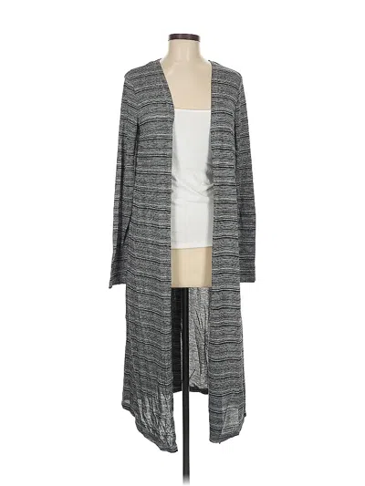 Pre-owned Ann Taylor Loft Kimono In Gray