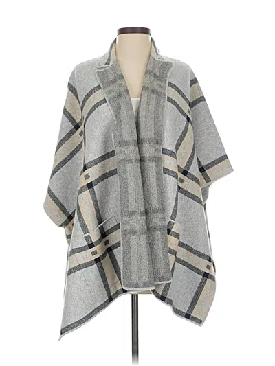 Pre-owned Ann Taylor Loft Kimono In Gray