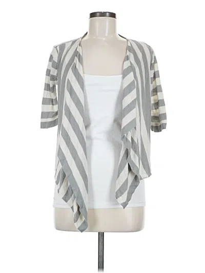 Pre-owned Ann Taylor Loft Kimono In Gray