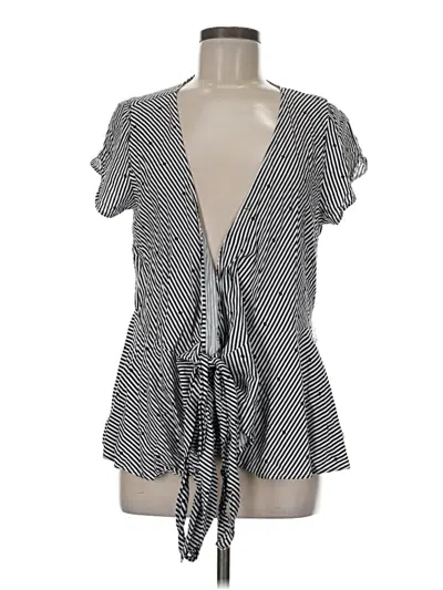 Pre-owned Ann Taylor Loft Kimono In Gray