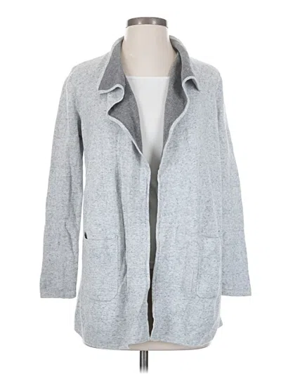 Pre-owned Ann Taylor Loft Kimono In Gray