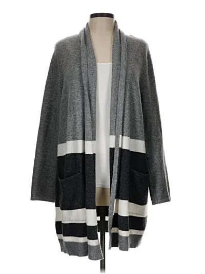 Pre-owned Ann Taylor Loft Kimono In Gray