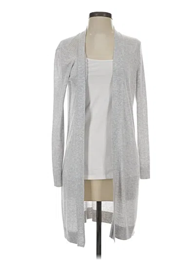 Pre-owned Ann Taylor Loft Kimono In Gray
