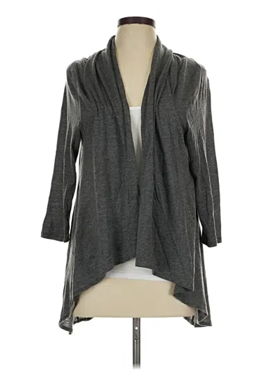 Pre-owned Ann Taylor Loft Kimono In Gray