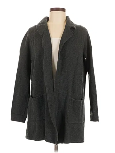 Pre-owned Ann Taylor Loft Kimono In Gray