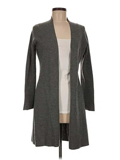 Pre-owned Ann Taylor Loft Kimono In Gray