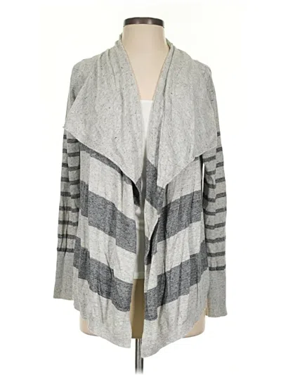 Pre-owned Ann Taylor Loft Kimono In Gray
