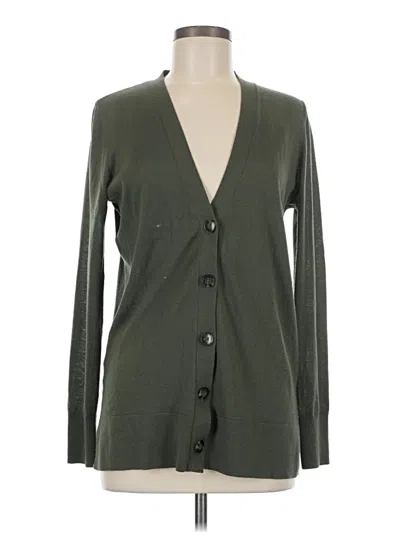 Pre-owned Ann Taylor Loft Kimono In Green