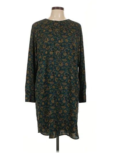 Pre-owned Ann Taylor Loft Kimono In Green
