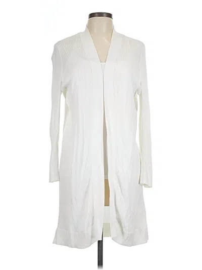 Pre-owned Ann Taylor Loft Kimono In Ivory