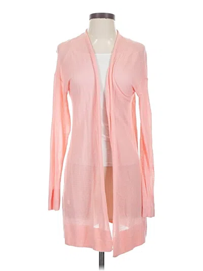 Pre-owned Ann Taylor Loft Kimono In Pink