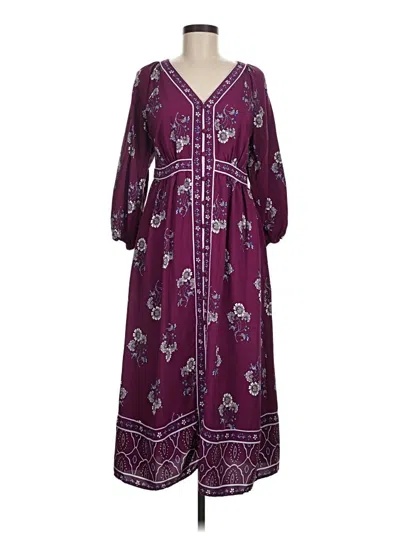 Pre-owned Ann Taylor Loft Kimono In Purple