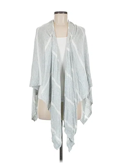 Pre-owned Ann Taylor Loft Kimono In Silver