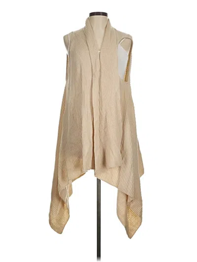 Pre-owned Ann Taylor Loft Kimono In Tan