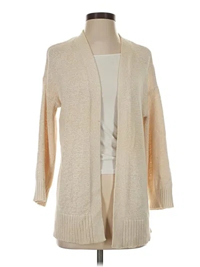 Pre-owned Ann Taylor Loft Kimono In Tan