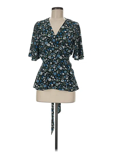 Pre-owned Ann Taylor Loft Kimono In Teal