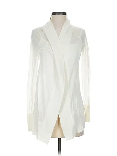 Pre-owned Ann Taylor Loft Kimono In White