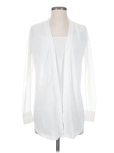 Pre-owned Ann Taylor Loft Kimono In White