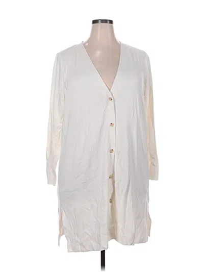 Ann Taylor Loft Kimono In White