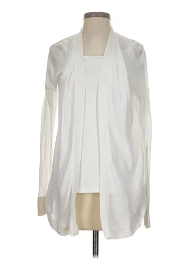 Pre-owned Ann Taylor Loft Kimono In White