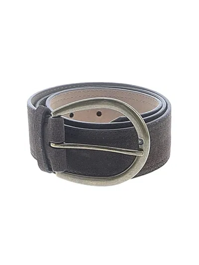 Pre-owned Ann Taylor Loft Leather Belt In Brown