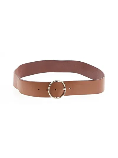 Pre-owned Ann Taylor Loft Leather Belt In Brown
