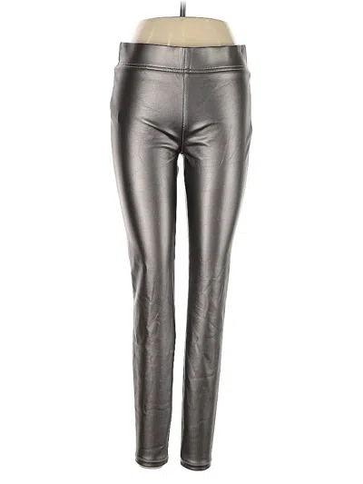 Pre-owned Ann Taylor Loft Leggings In Silver