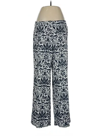 Pre-owned Ann Taylor Loft Linen Pants In Blue