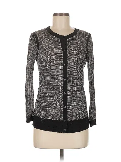 Pre-owned Ann Taylor Loft Long Sleeve Blouse In Gray