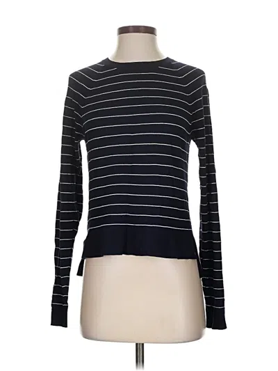 Pre-owned Ann Taylor Loft Long Sleeve T-shirt In Black