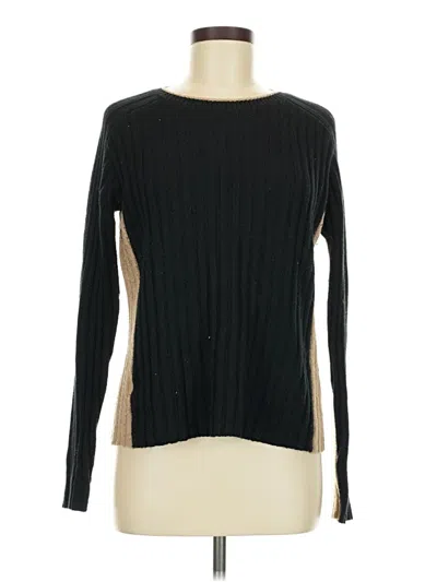 Pre-owned Ann Taylor Loft Long Sleeve T-shirt In Black
