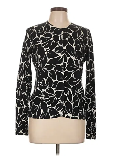 Pre-owned Ann Taylor Loft Long Sleeve T-shirt In Black