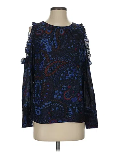 Ann Taylor Loft Long Sleeve T-shirt In Blue