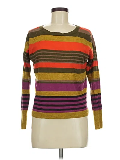 Pre-owned Ann Taylor Loft Long Sleeve T-shirt In Brown