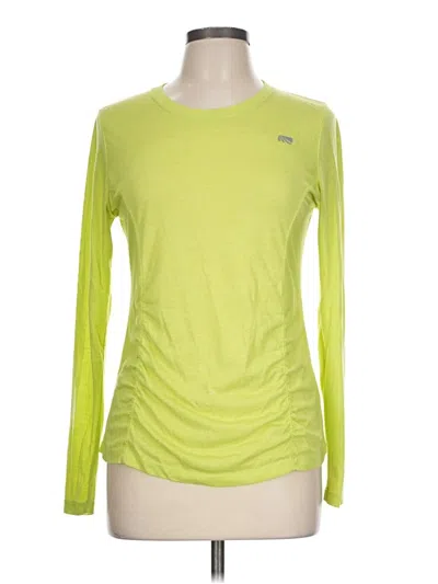Pre-owned Ann Taylor Loft Long Sleeve T-shirt In Green