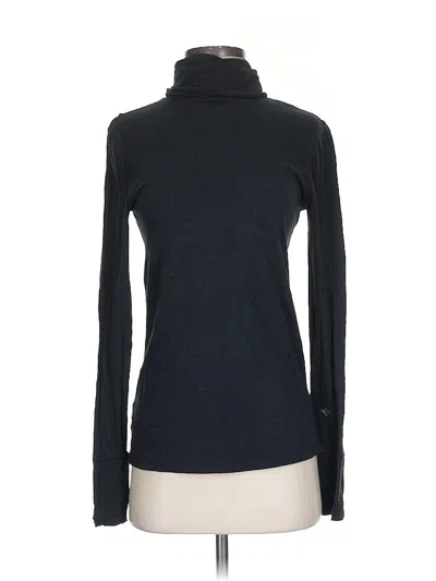 Pre-owned Ann Taylor Loft Long Sleeve Turtleneck In Black