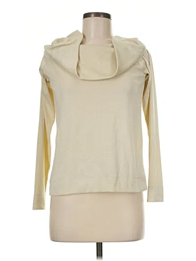 Ann Taylor Loft Long Sleeve Turtleneck In Ivory