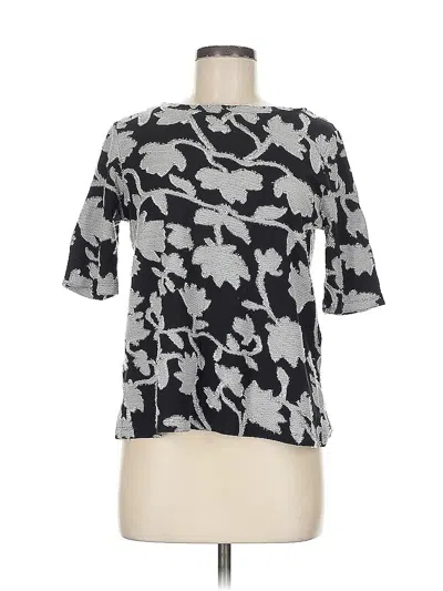 Pre-owned Ann Taylor Loft Outlet 3/4 Sleeve T-shirt In Gray