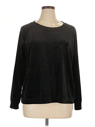 Pre-owned Ann Taylor Loft Outlet 3/4 Sleeve T-shirt In Black