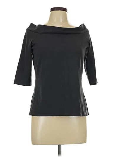 Pre-owned Ann Taylor Loft Outlet 3/4 Sleeve T-shirt In Gray